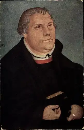 Künstler Ak Cranach, Lucas d. J., Reformator Martin Luther, Portrait