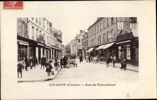 Ak Livarot Calvados, Rue de Vimoutiers