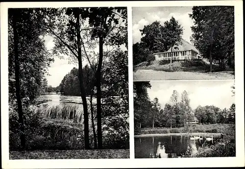 Ak Appel Hollenstedt in Niedersachsen, Gasthof Zum Hanskröger, Seeblick