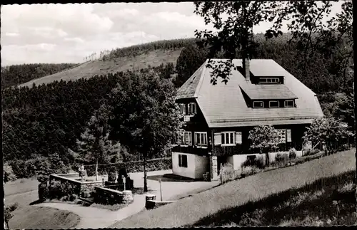 Ak Bad Herrenalb im Schwarzwald, Gaistal, Hans Linz Haus, Wanderheim Schwarzwaldverein Karlsruhe