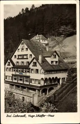 Ak Bad Liebenzell im Schwarzwald, Hugo Schäffer Haus