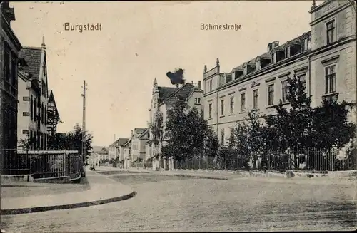 Ak Burgstädt in Sachsen, Böhmestraße