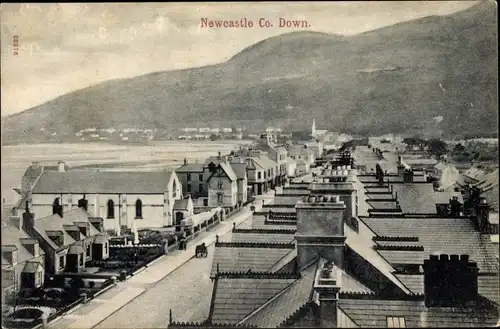 Ak Newcastle County Down Nordirland, Panorama