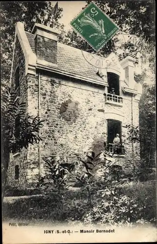 Ak Igny Essonne, Manoir Bernadet