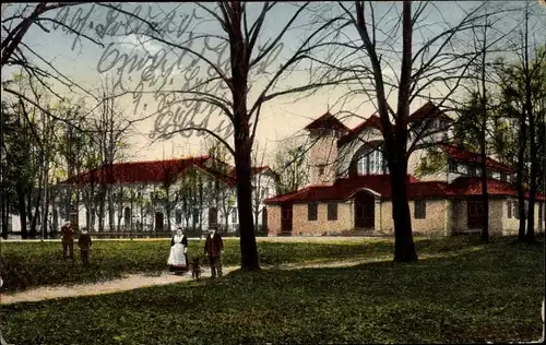 Ak Löbau in Sachsen, Etablissement Schützenhaus mit Ballsaal