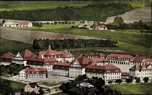 Ak Löbau in Sachsen, Blick auf die Jägerkaserne und die Umgebung