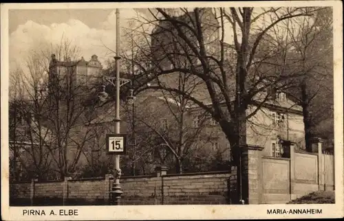 Ak Pirna an der Elbe, Maria Anna Heim, Nr. 62549