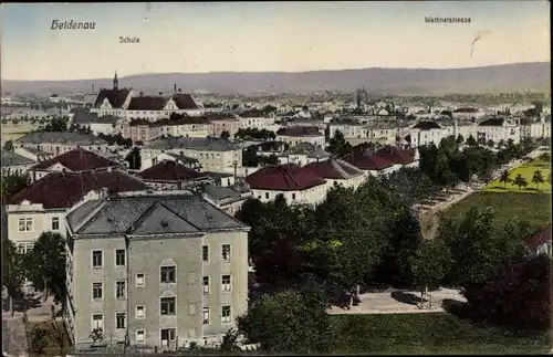 Ak Heidenau in Sachsen, Schule, Wettiner Straße