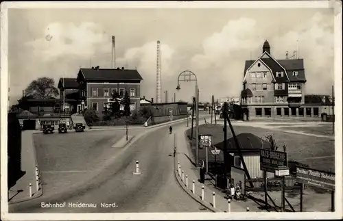 Ak Heidenau in Sachsen, Bahnhof