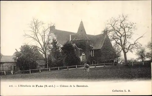 Ak L’Hôtellerie de Flée Maine et Loire, Château de la Derouétais