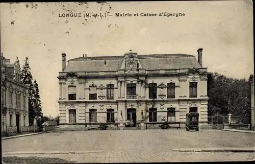 Ak Longué Maine et Loire, Mairie et Caisse d'Épargne
