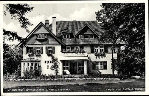 Ak Reinfeld in Schleswig Holstein, Holstenhof, Erholungsheim der Hamburger Hochbahn