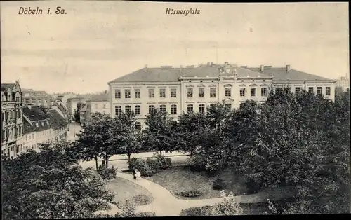Ak Döbeln in Sachsen, Körnerplatz