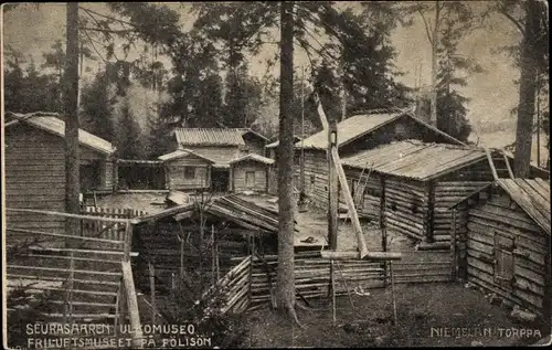 Ak Seurasaari Fölisön Helsinki Helsingfors Finnland, Ulkomuseo, Freilichtmuseum, Niemelän Torppa