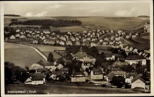 Ak Burkhardtsdorf im Erzgebirge, Gesamtansicht