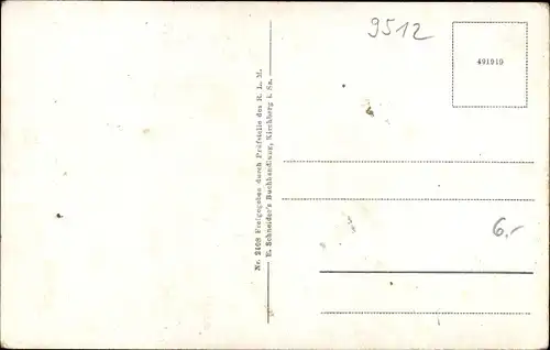 Ak Kirchberg in Sachsen, Fliegeraufnahme