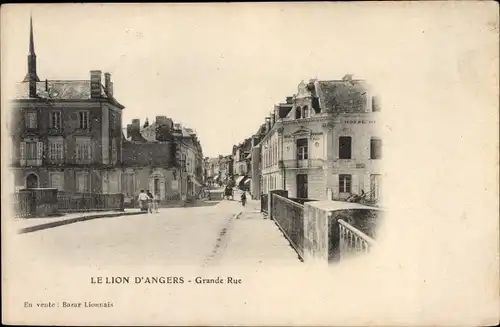 Ak Le Lion d'Angers Maine et Loire, Grande Rue, Hôtel