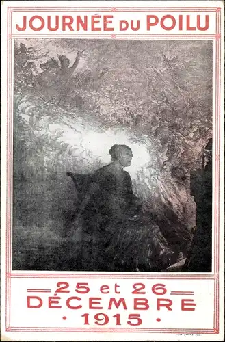Künstler Ak Journée du Poilu, Decembre 1915