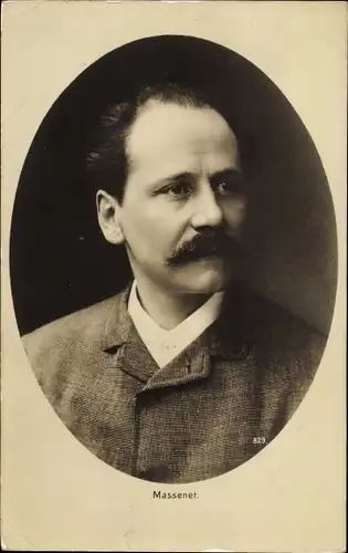 Ak Jules Massenet, Französischer Komponist, Portrait