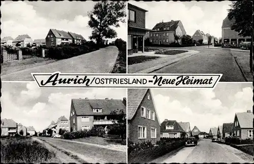 Ak Aurich in Ostfriesland, Neue Heimat, Wohnsiedlung