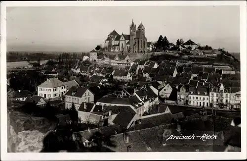 Ak Breisach am Oberrhein, Panorama, Burg