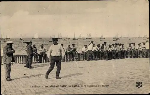 Ak Grandcamp les Bains Calvados, Seeleute