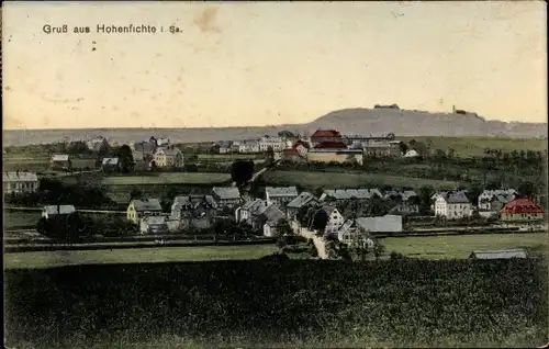 Ak Hohenfichte Leubsdorf in Sachsen, Gesamtansicht
