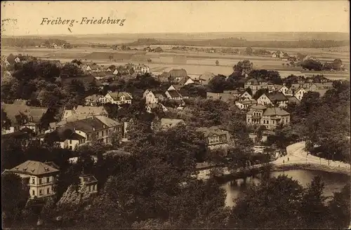 Ak Friedeburg Freiberg in Sachsen, Panorama