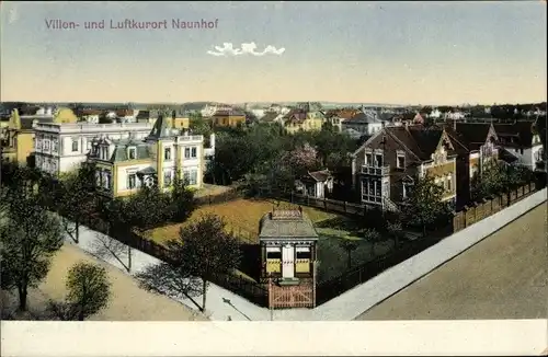 Ak Naunhof im Kreis Leipzig, Blick auf den Villen- und Luftkurort