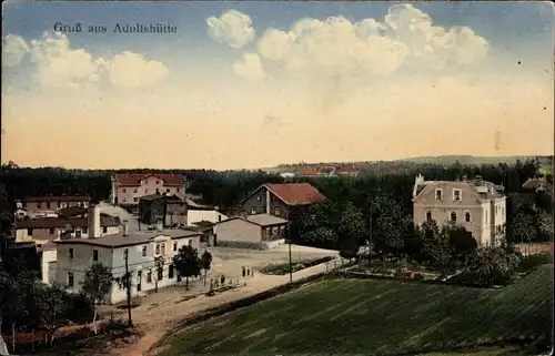 Ak Adolfshütte Crosta Großdubrau in Sachsen, Blick auf die Siedlung