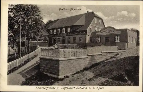 Ak Ellersdorf Sohland an der Spree in Sachsen, Gasthaus Jägersruh