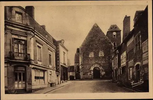 Ak Le Lion d'Angers Maine et Loire, Entrée d'Église