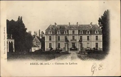 Ak Le Breil Maine-et-Loire, Château de Lathon