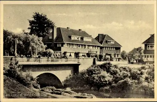 Ak Hilversum Nordholland, Hondenbrug