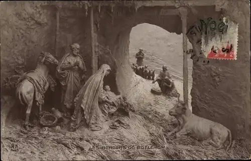 Künstler Ak Mastroianni, D., Les Bergers de Betlehem