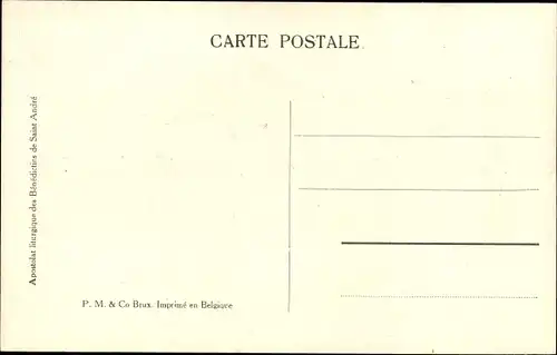 Künstler Ak Apostolat liturgique des Benedictions de Saint Andre, Verset de l'Introit