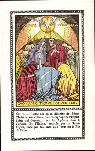 Künstler Ak Apostolat liturgique des Benedictions de Saint Andre, Epitre