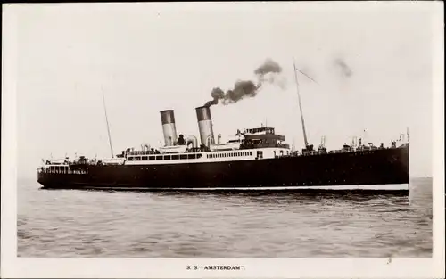 Ak Dampfschiff SS Amsterdam, LNER, Fährschiff