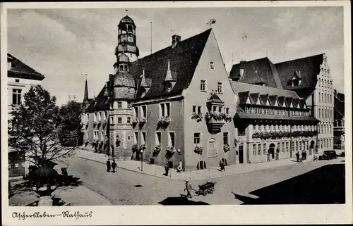 Ak Aschersleben im Salzlandkreis, Rathaus