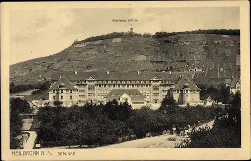 Ak Heilbronn am Neckar, Seminar, Wartberg, Landschaft