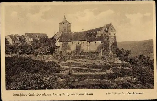 Ak Rothenfels am Main Unterfranken, Deutsches Quickbornhaus