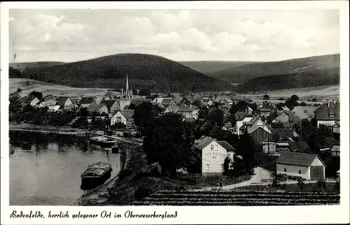 Ak Bodenfelde an der Weser, Blick auf Gemeinde