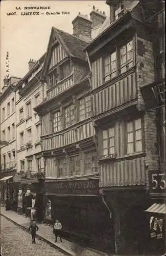 Ak Lisieux Calvados, Grande Rue, Papeterie