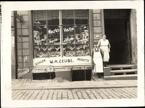 Foto Hamburg Altona, Markthalle W. A. Leube, Große Mühlenstraße 34, Geschäft