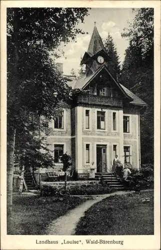 Ak Waldbärenburg Bärenburg Altenberg im Erzgebirge, Landhaus Louise