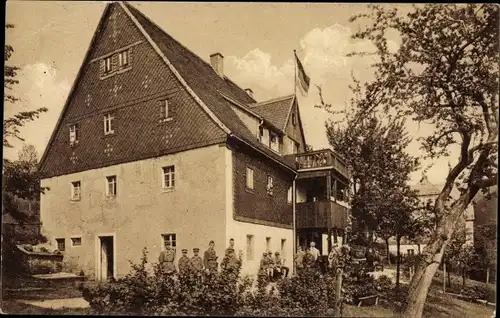 Ak Kipsdorf Altenberg im Erzgebirge, Schülerheim des Staatsgymnasiums zu Dresden Neustadt