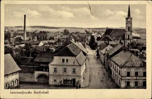 Ak Zákupy Reichstadt Region Reichenberg, Panorama