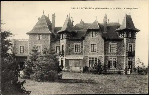 Ak Le Longeron Maine et Loire, Villa Champblanc