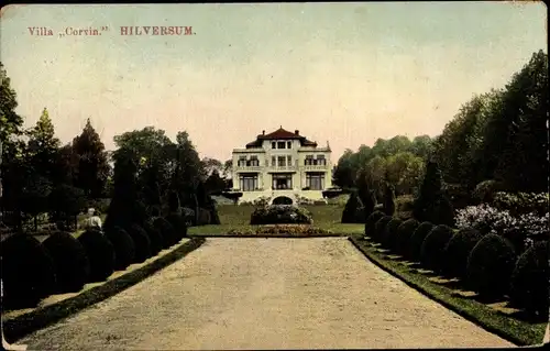 Ak Hilversum Nordholland, Villa Corvin