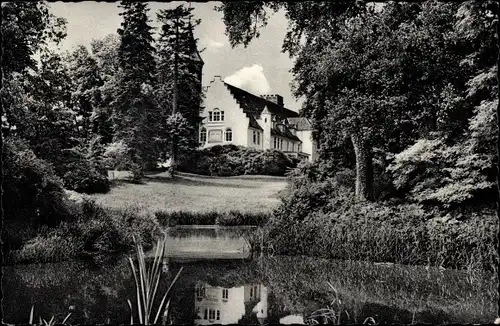 Ak Itzehoe in Schleswig Holstein, Schloss Breitenburg, See